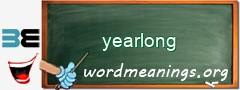 WordMeaning blackboard for yearlong